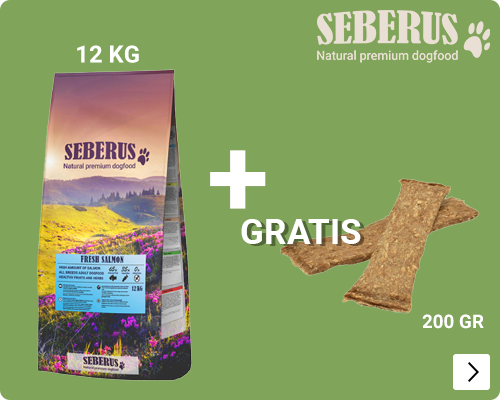 Seberus 12kg zak + gratis Brekz snacks DOG